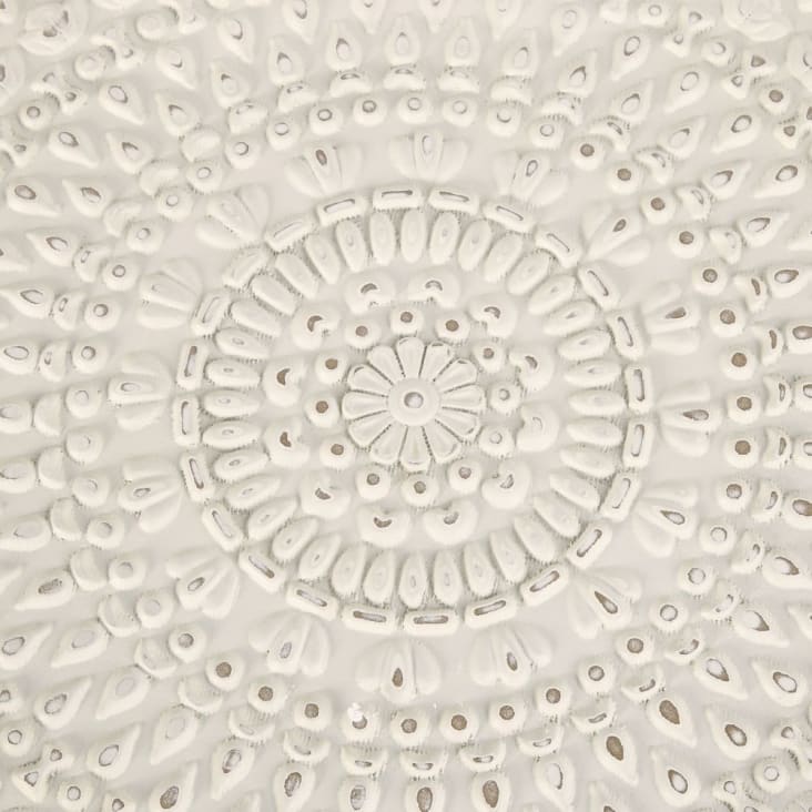 Tables gigognes blanches motifs gravés et verre-Kayla cropped-3
