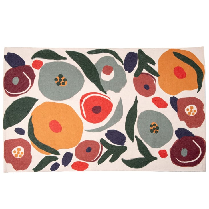 Cabaia Oxford Astuccio Portamatite Riciclato - Idrorepellente, Stampa Floreale Tropicale 'Rue Du Thabor', Multicolore