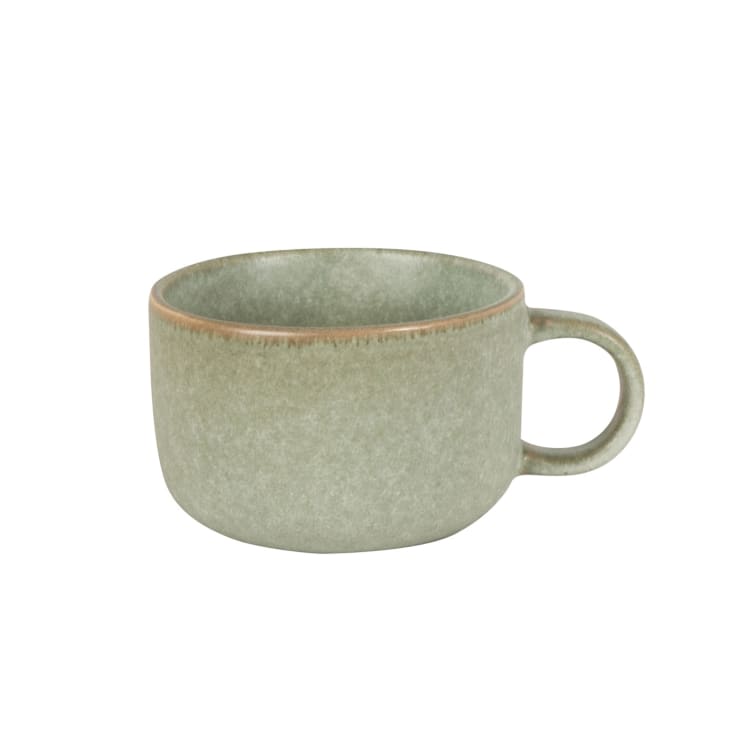2 Mugs à Café En Grès Bleu 450ml - Style Vintage - Nicola Spring - Neufs