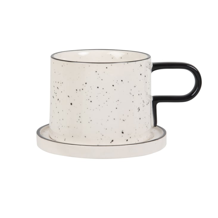 fanquare Set de 6 Tasses à Thé Rose et Soucoupes, Ensemble de Tasses à