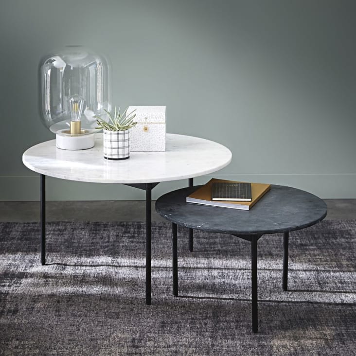 Tavoli sovrapponibili in marmo e metallo-Endor ambiance-7