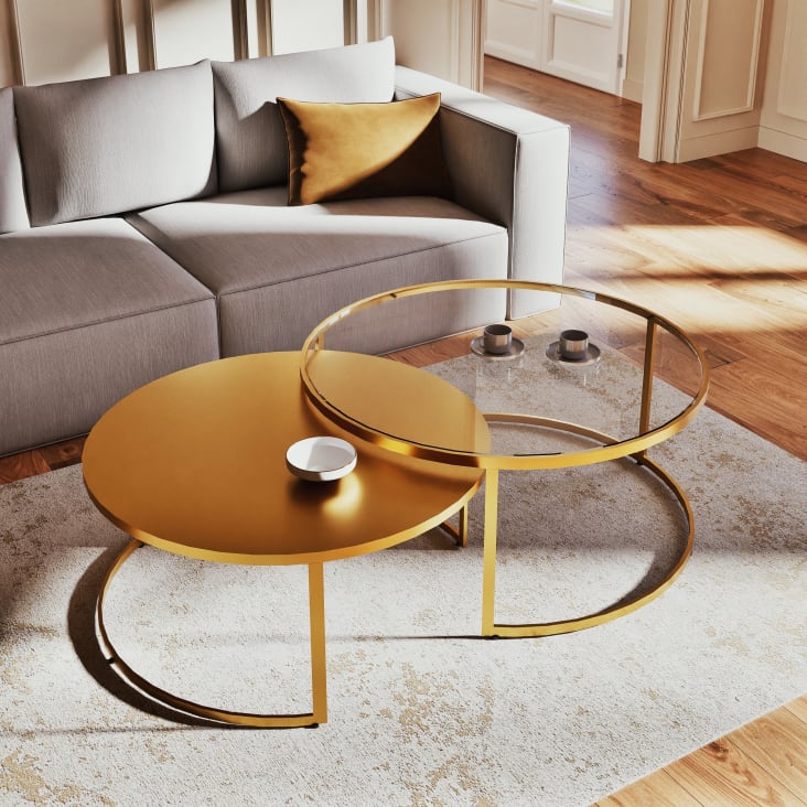 Tavolo Rotondo Tavolini In Vetro Mondo Convenienza Crystal