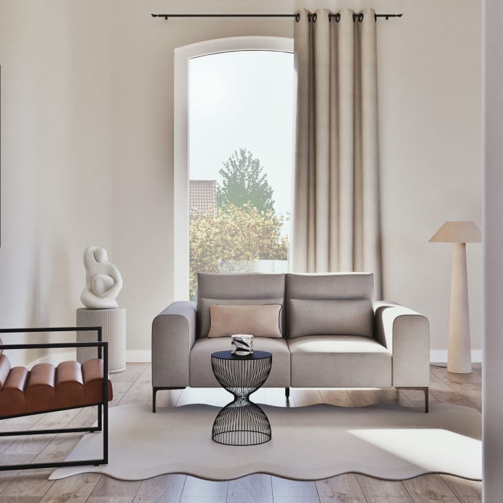 Tavolino Rotondo Moderno - Legno Ciliegio, Diametro 50cm, Per Interni Ed Esterni - Foto 8