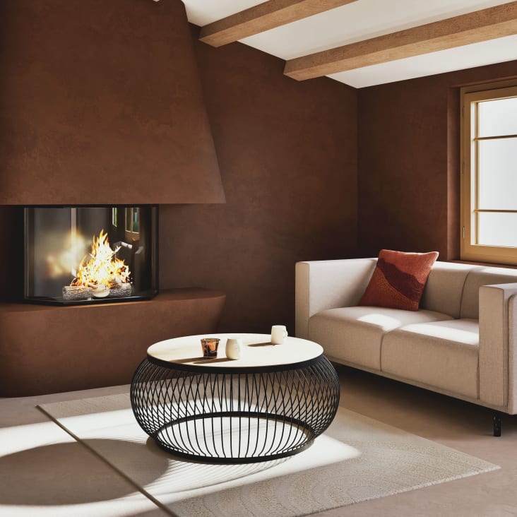 Maison Du Monde Tavolino Metallo Rotondo Tavolino Rotondo Tavolini