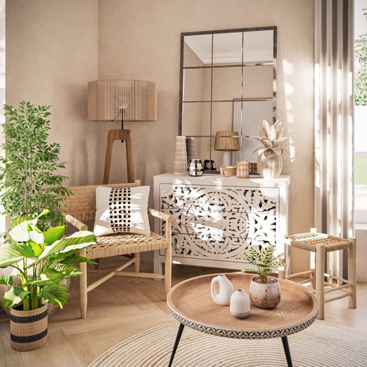 Mango Maison Du Monde Tavolino Legno Tavolino Da Salotto Rotondo