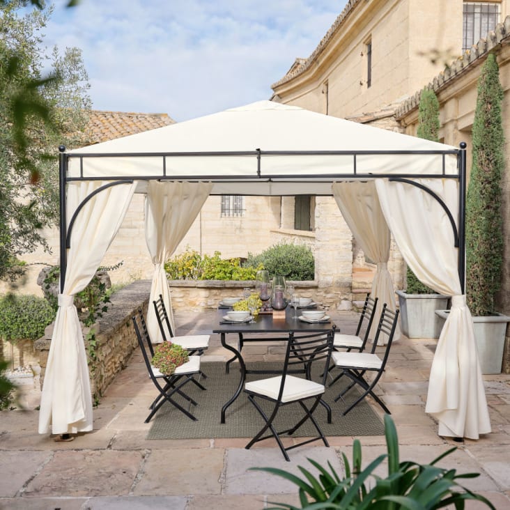 Battuto Leroy Merlin Tavolo Da Giardino In Ferro E Vetro Tavolo Da