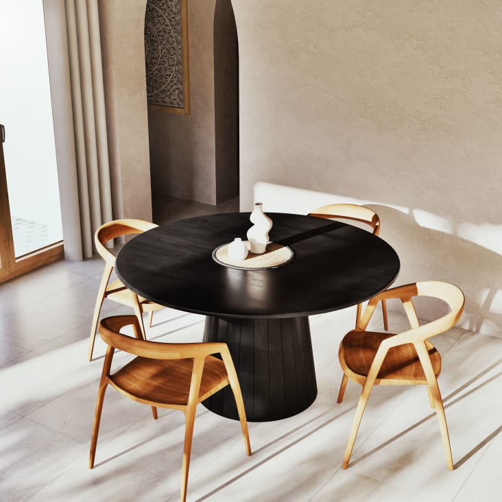 Du Monde Tavolo Da Pranzo In Legno Massello Da Pranzo Sedie Maison