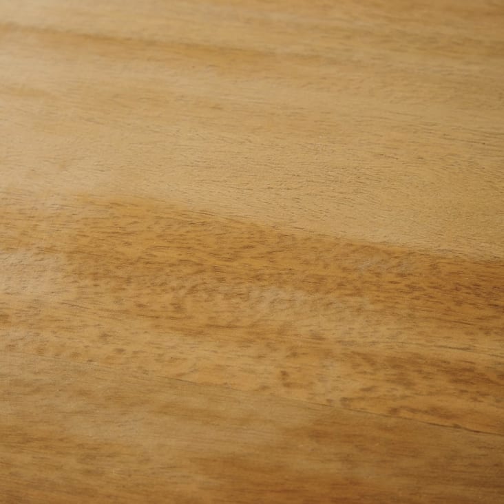 Tavolo da pranzo professionale industriale in legno di mango chiaro, 75 cm-Metropolis Business cropped-4