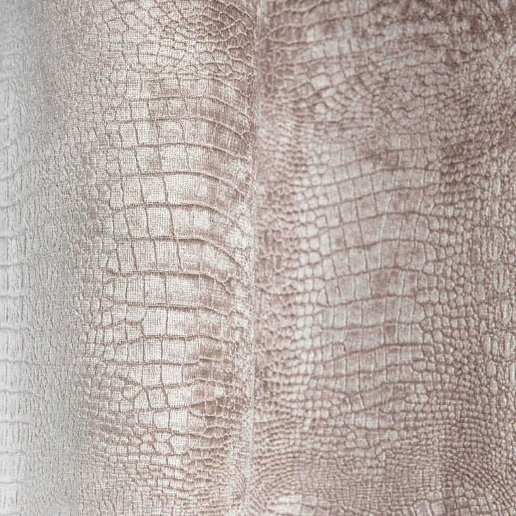 Tenda grege con occhielli, al pezzo, 140x250 cm-Croco detail-3