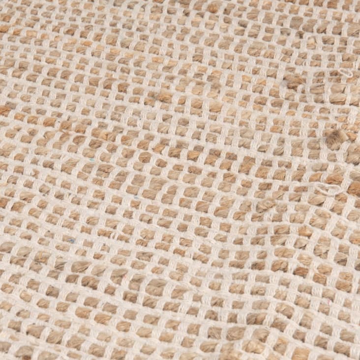 Teppich aus Jute und recycelter Baumwolle, 160x230cm-LODGE cropped-3