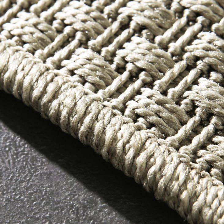 Teppich aus Polypropylen, grau, 180x270cm-Dotty cropped-3