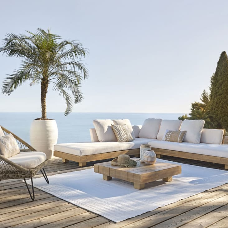 Teppich aus Polypropylen, weiß, 120x180cm-Ibiza ambiance-5