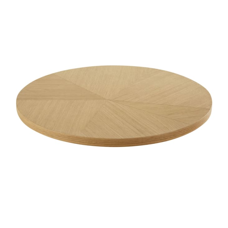 Tischplatte für die gewerbliche Nutzung für 2/4 Personen in Eichenoptik, geometrisches Muster, D70-Element Business