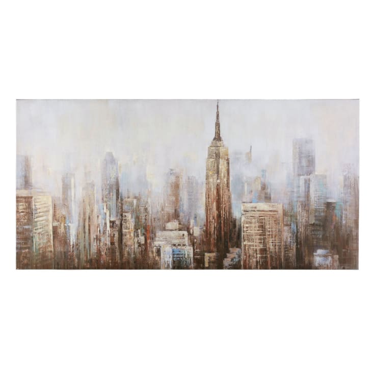 Toile peinte New York 200x100-ALAN
