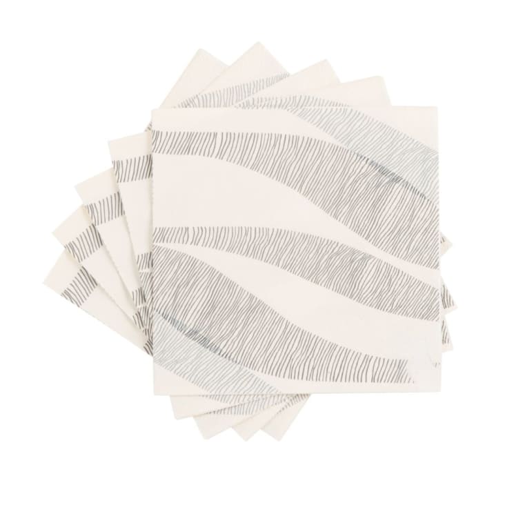 Tovaglioli di carta con motivi blu e bianchi (x20) AGIOS
