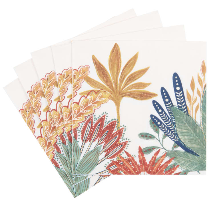 Tovaglioli di carta con motivo floreale multicolore (x20) AGRABA
