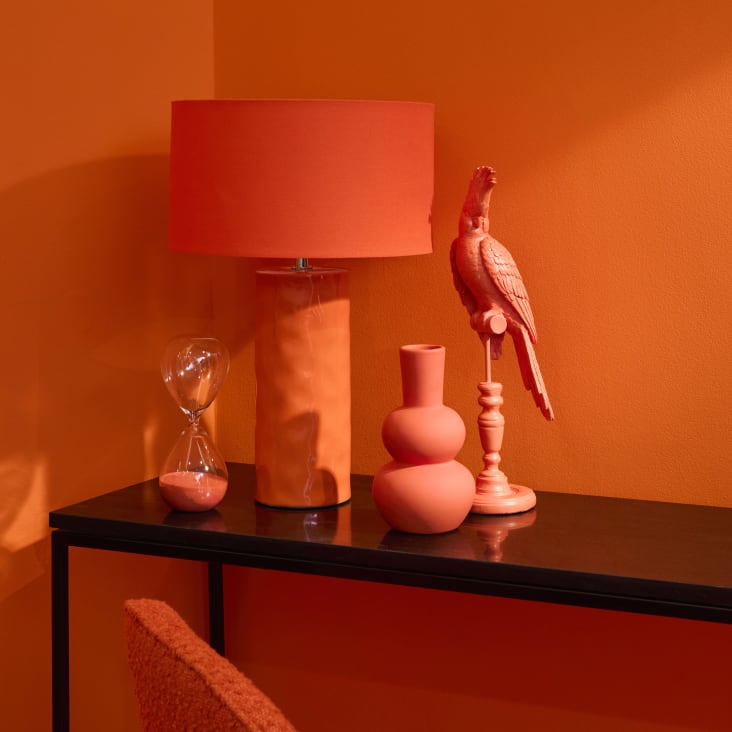 Vase Décoratif Walter Heufelder - Faïence Marron - Allemagne 1970 - Moderne