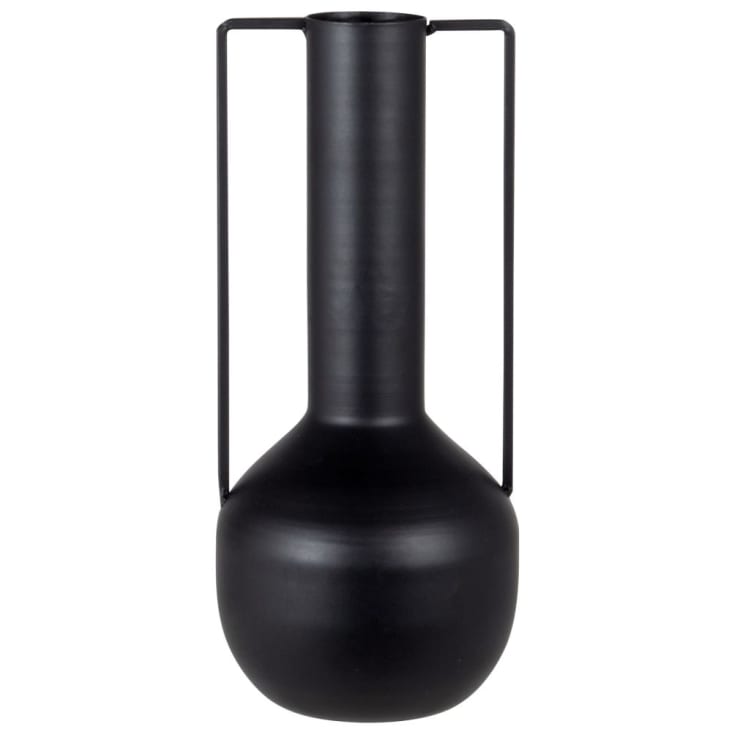 Vase en fer noir H25 | Maisons du Monde