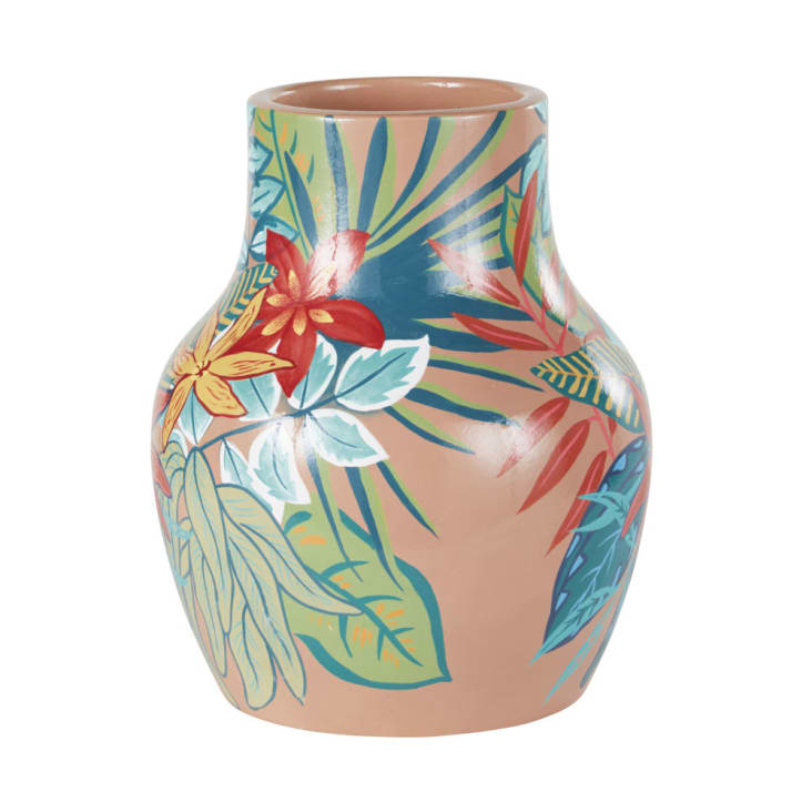 Vase en terre cuite imprimé multicolore H33 AVEIRO | Maisons du Monde