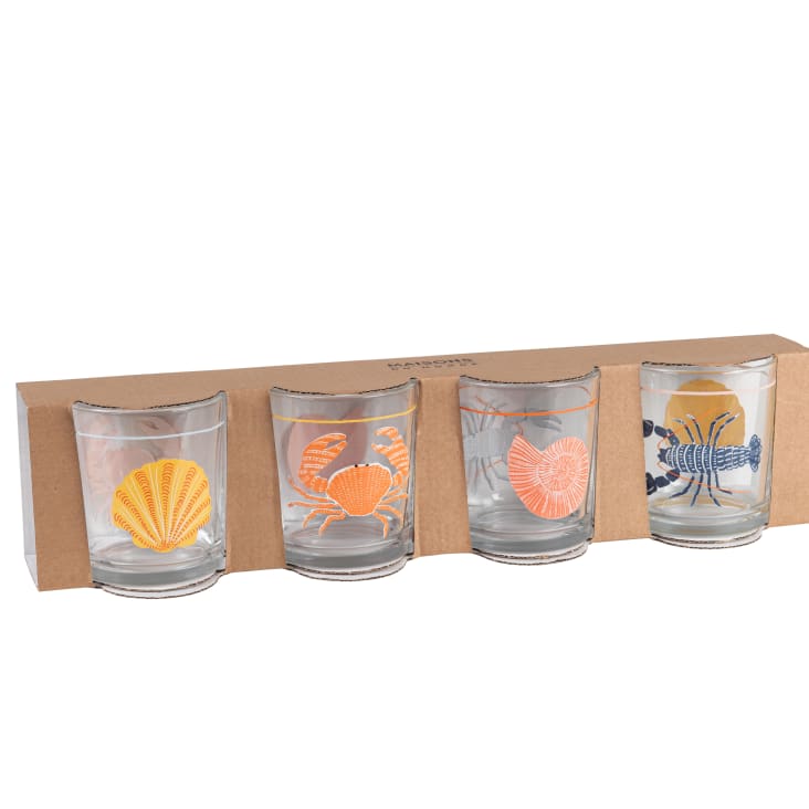 Lot De 6 Tasses En Verre Transparent - 18 Cl - Lave-vaisselle Et Micro-ondes - Forme Évasée