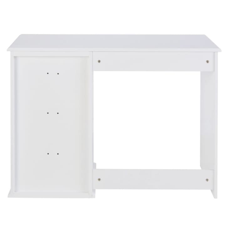 Weißen Schreibtisch mit 4 Schublade-Pastel cropped-2