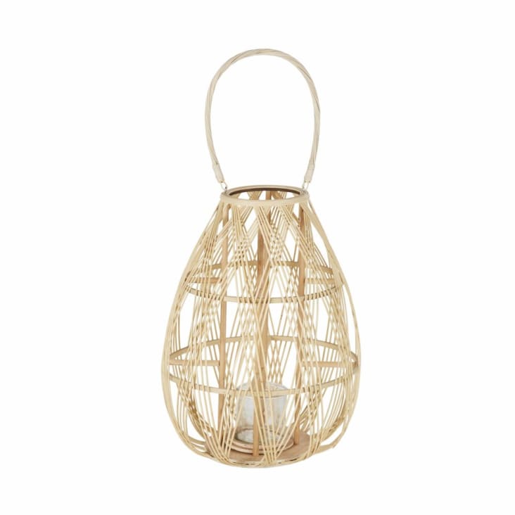 Windlicht aus Bambus, beige Río claro Maisons du Monde