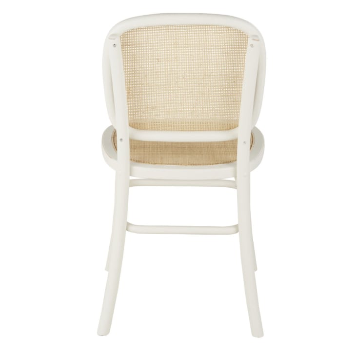 Witte stoel van beukenhout met verweerd effect en gevlochten rotan-Esta cropped-3