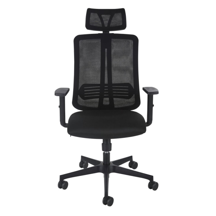Zwarte bureaustoel voor professioneel gebruik-Tufo Business cropped-2