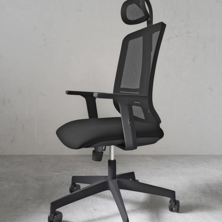Zwarte bureaustoel voor professioneel gebruik-Tufo Business ambiance-8