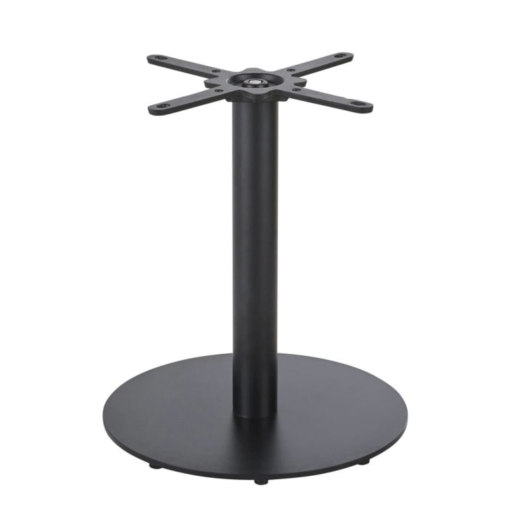Zwarte metalen tafelpoot voor professioneel gebruik H60-Element Business