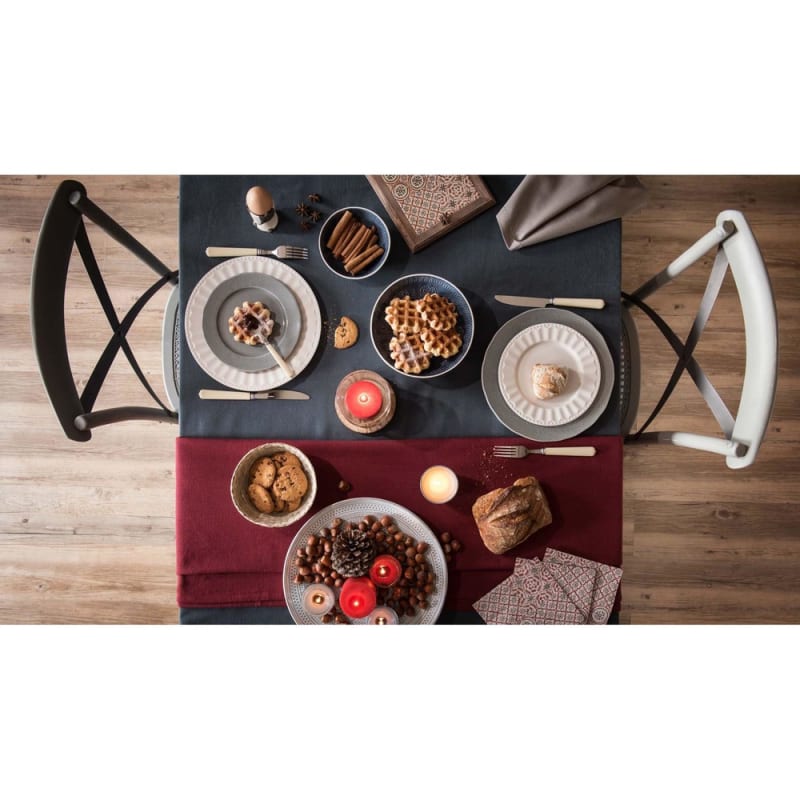 Assiette à dessert en porcelaine blanche - miniature 7