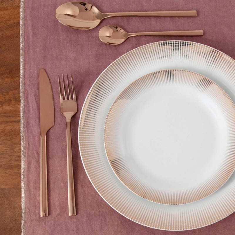 Assiette plate en porcelaine - miniature 2