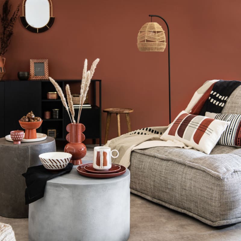 Bout de canapé finition ciment - miniature 7