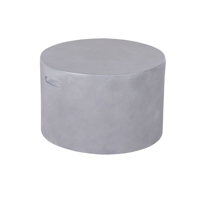 Bout de canapé finition ciment