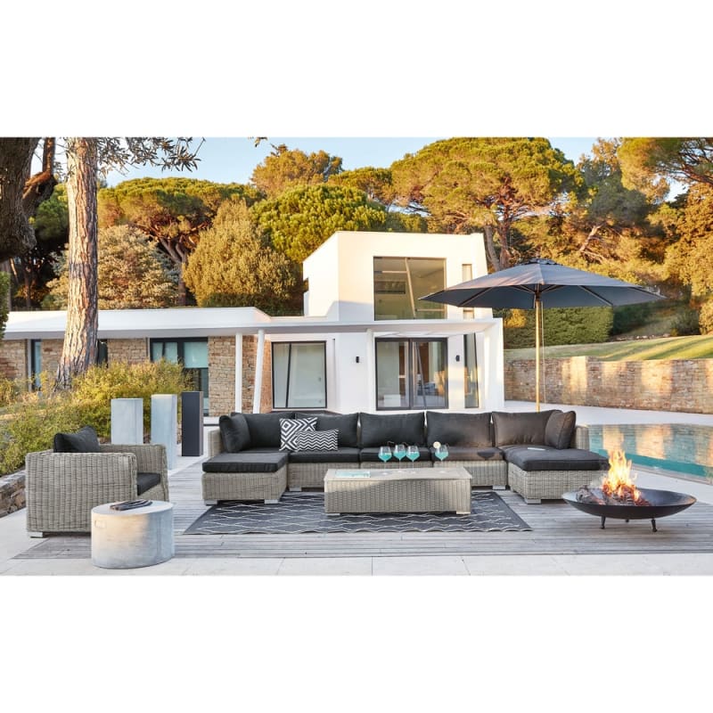 Bout de canapé finition ciment - miniature 11