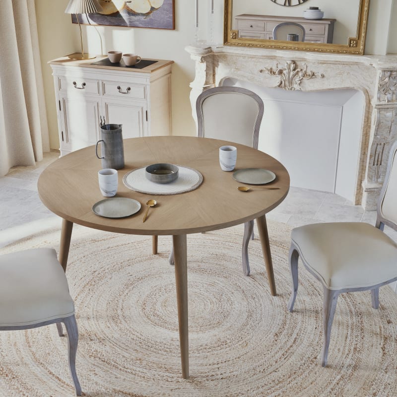 Buffet 2 portes 2 tiroirs crème L90 - miniature 2