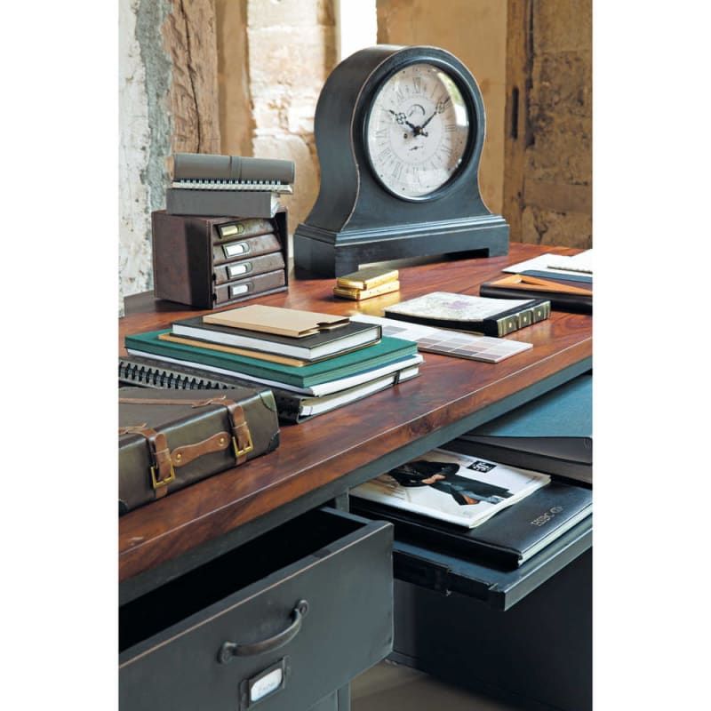 Bureau en manguier massif et métal - miniature 5