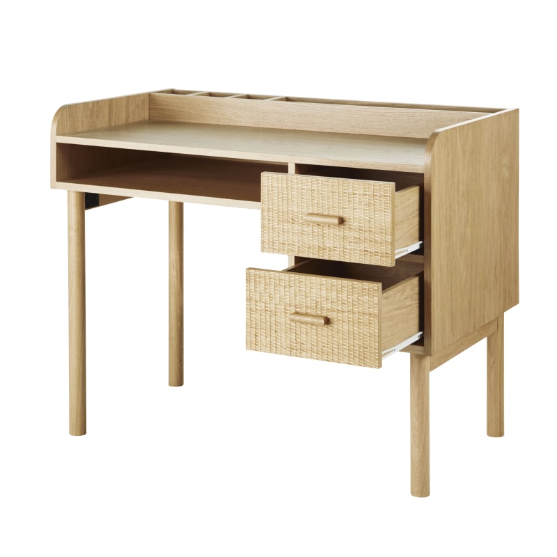 Bureau enfant multi-rangements 2 tiroirs - miniature 2