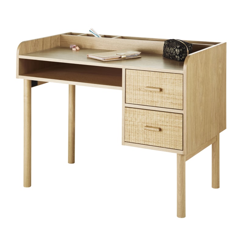 Bureau enfant multi-rangements 2 tiroirs - miniature 3
