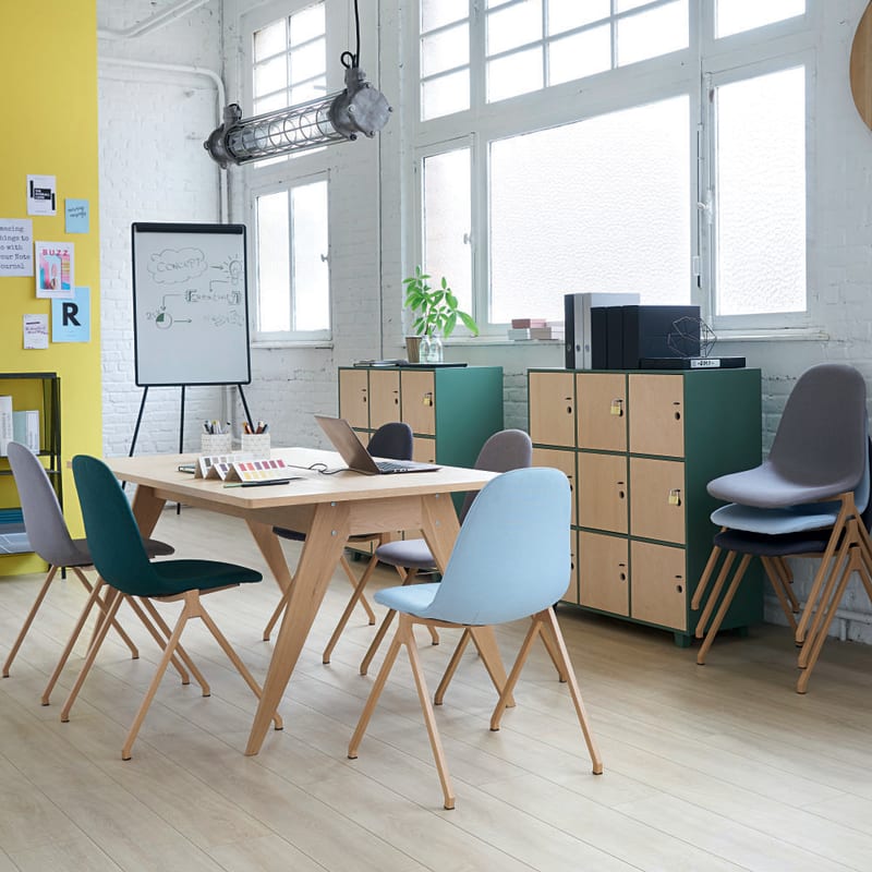 Bureau professionnel en chêne L120 - miniature 13