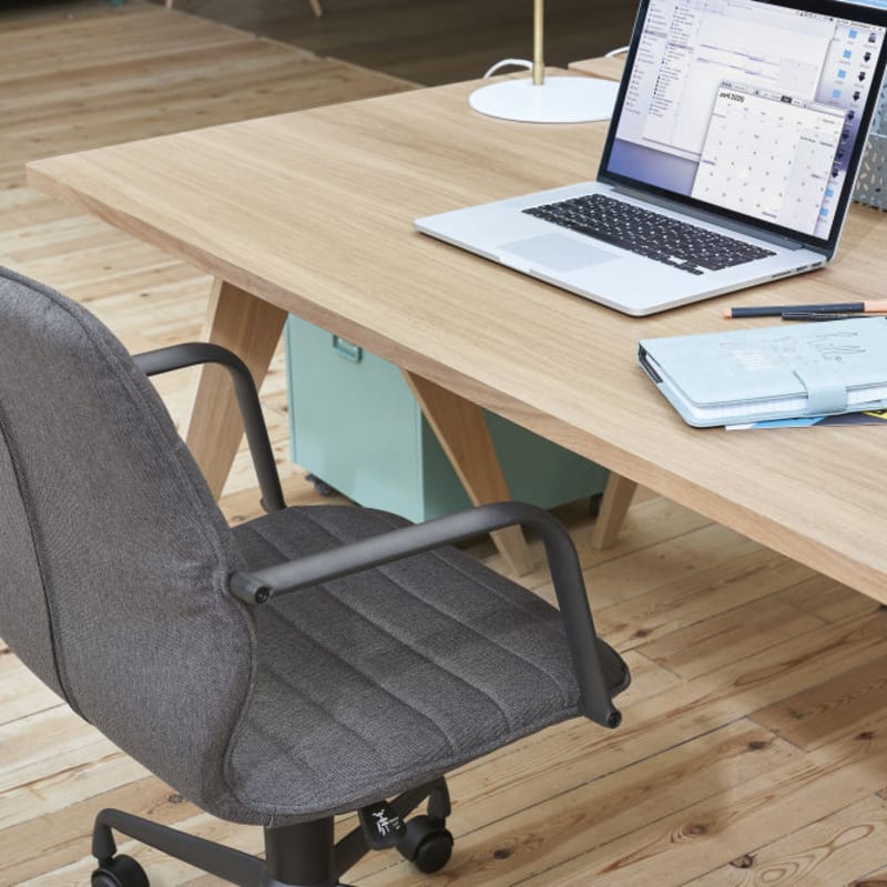 Bureau professionnel en chêne L120 - miniature 11