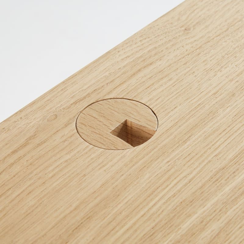 Bureau professionnel en chêne L120 - miniature 3