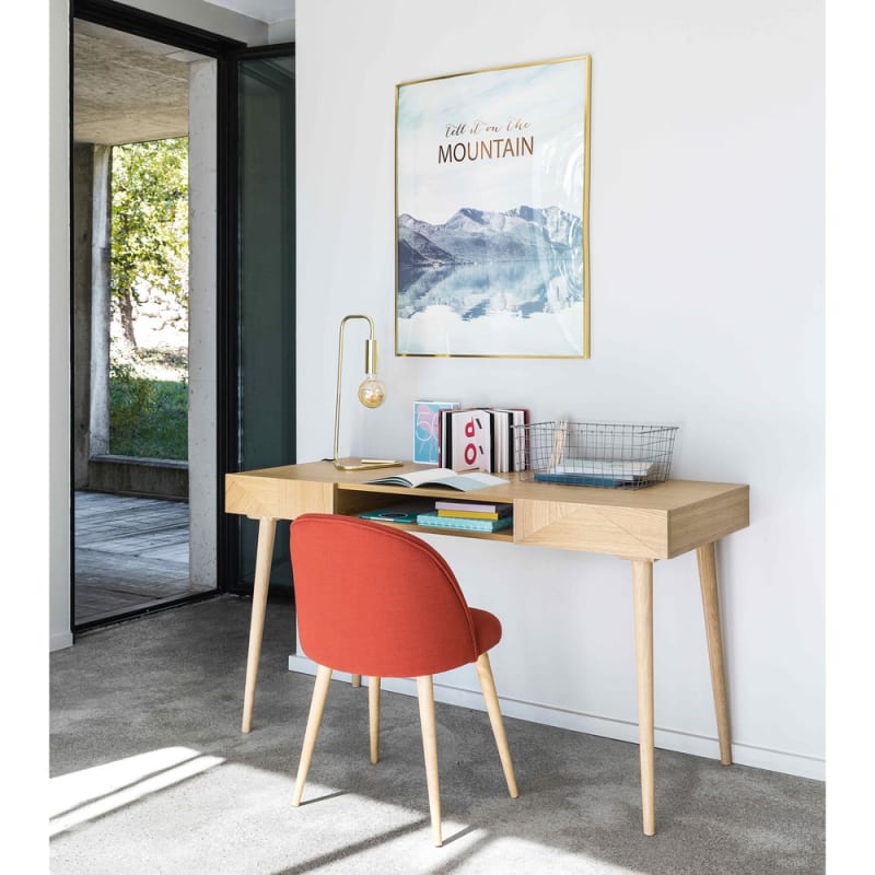 Bureau vintage 2 tiroirs - miniature 8