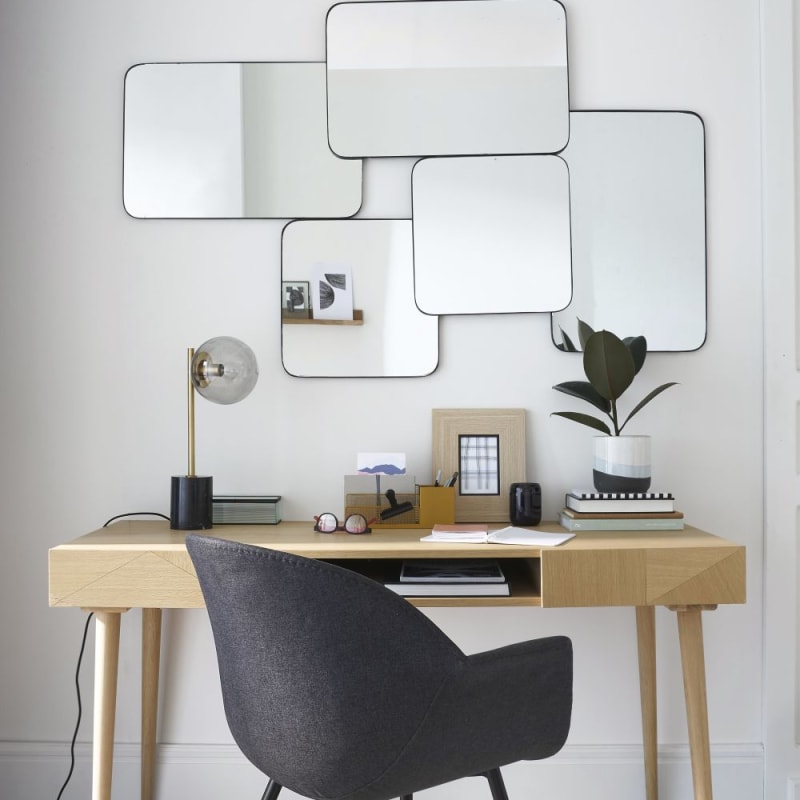 Bureau vintage 2 tiroirs - miniature 11