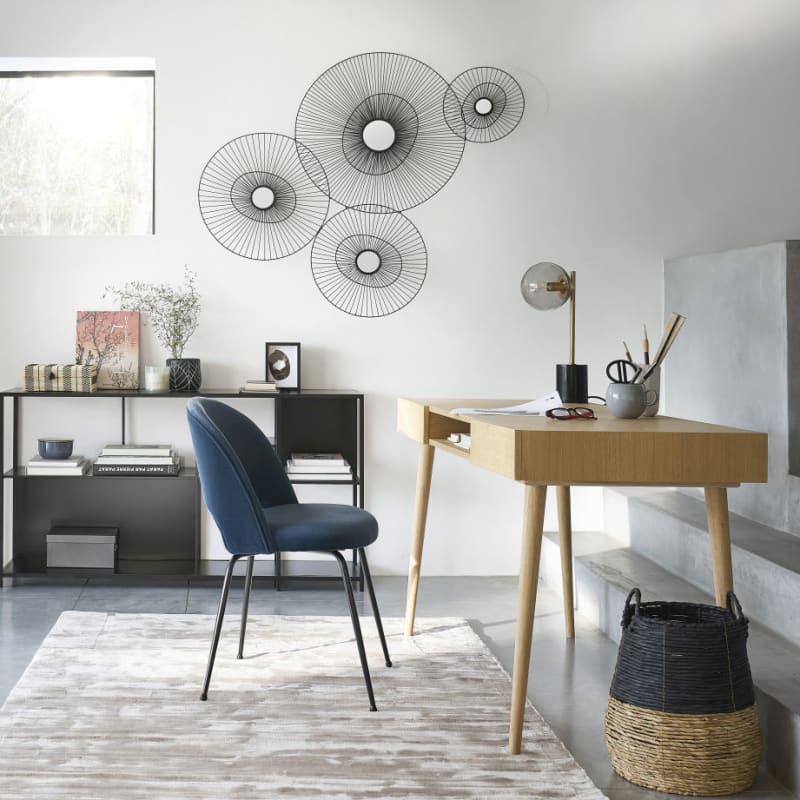 Bureau vintage 2 tiroirs - miniature 5