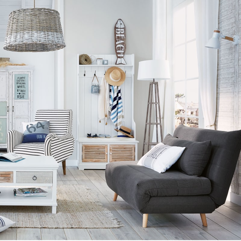 Canapé clic-clac 1 place gris anthracite - miniature 11