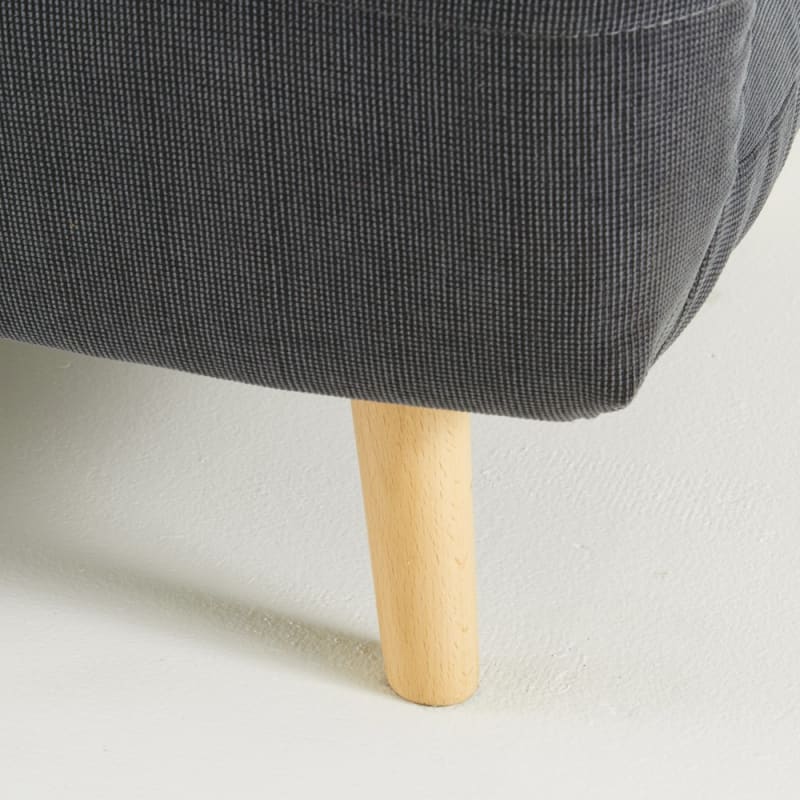 Canapé clic-clac 1 place gris anthracite - miniature 5