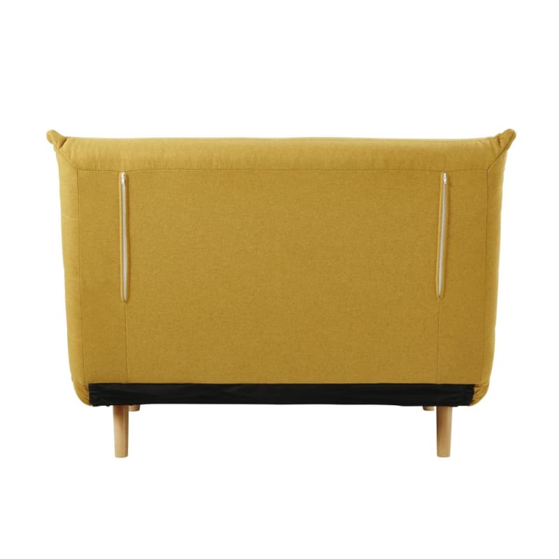 Canapé clic-clac 1 place jaune moutarde - miniature 8