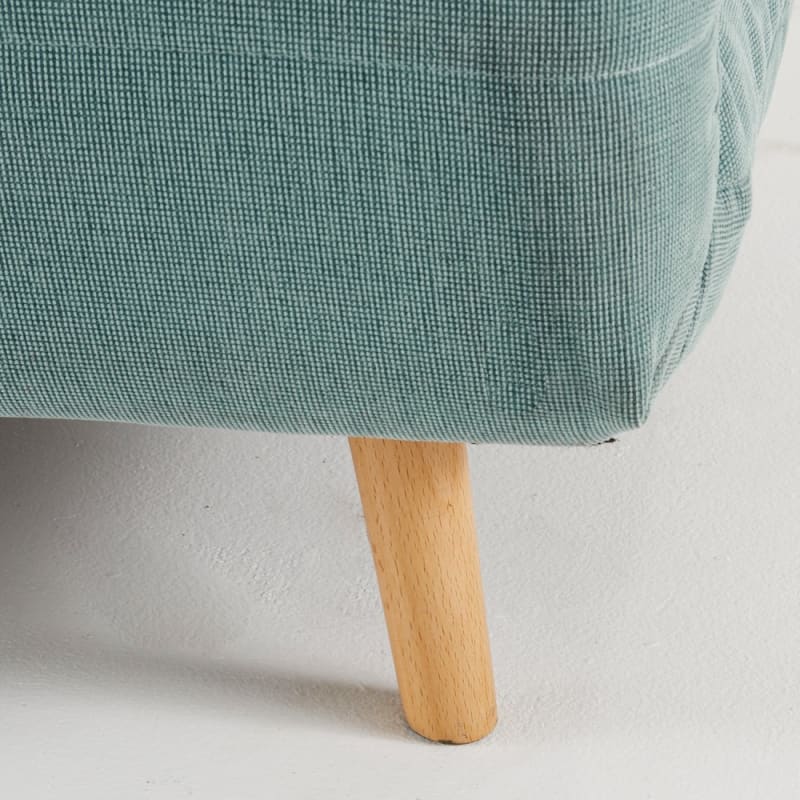 Canapé clic-clac 1 place vert d'eau - miniature 5