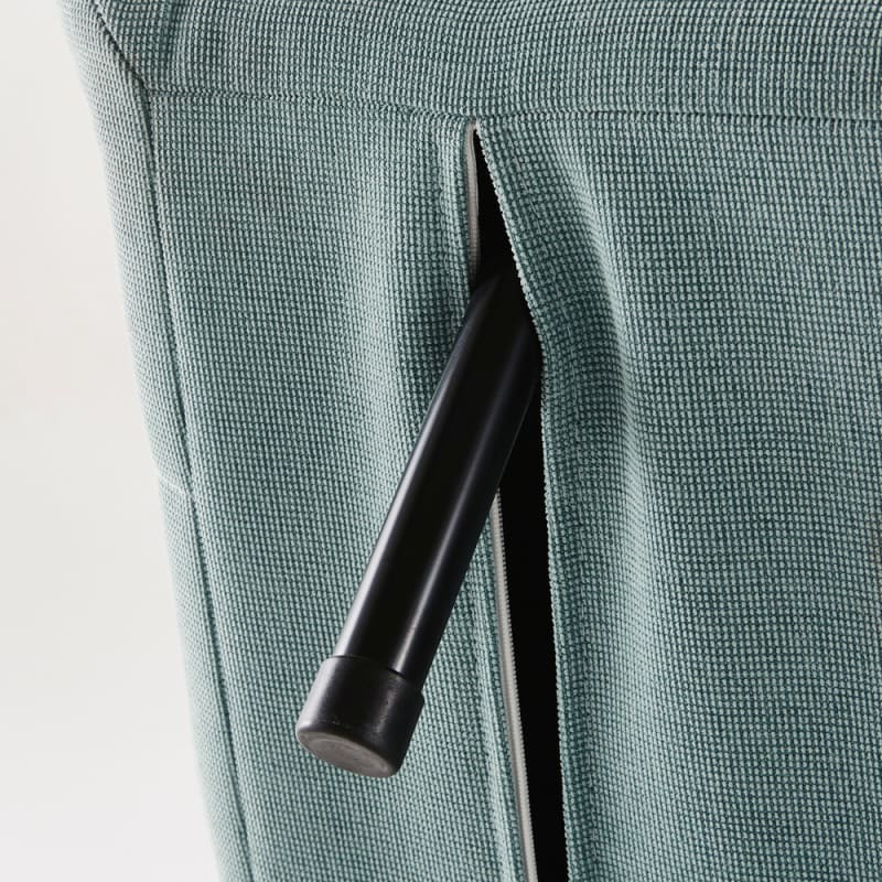 Canapé clic-clac 1 place vert d'eau - miniature 7